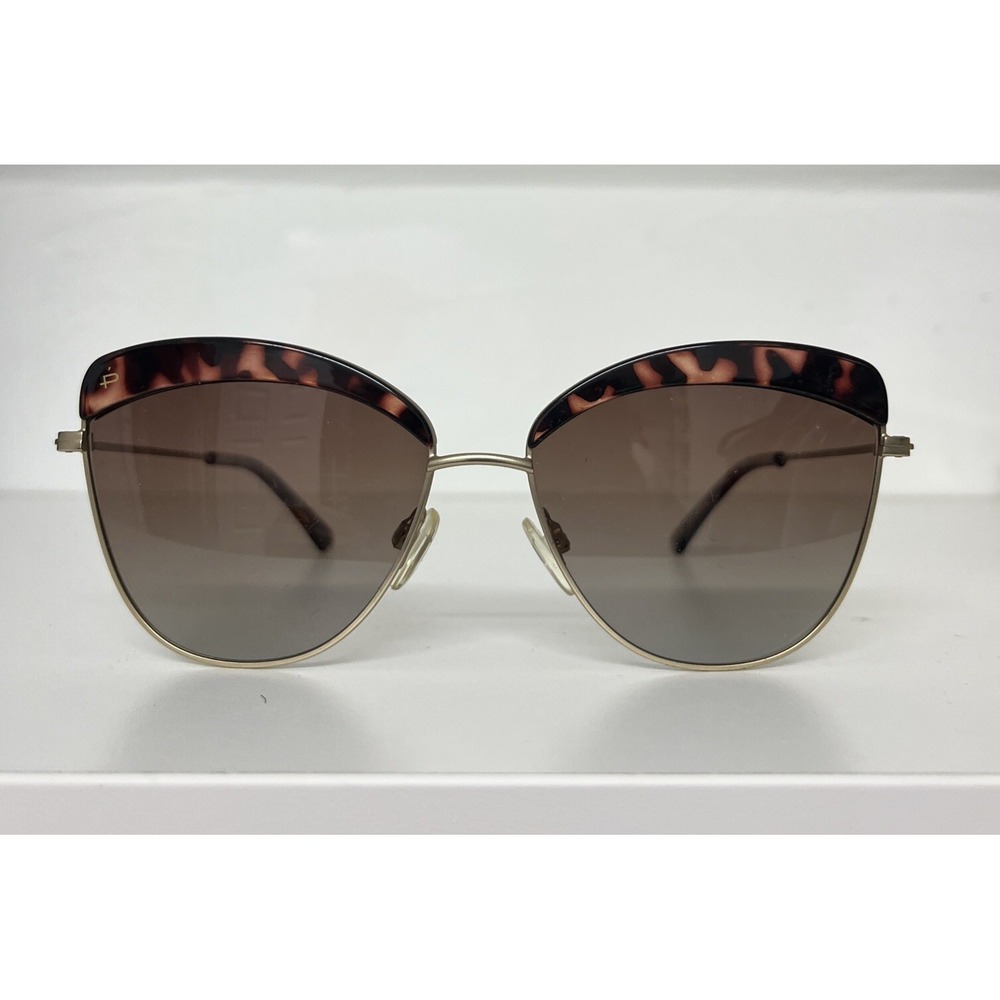 Prive Revaux Heads Up C10 Polarized Cat Eye Sunglasses Gold Tortoise Shell 56mm